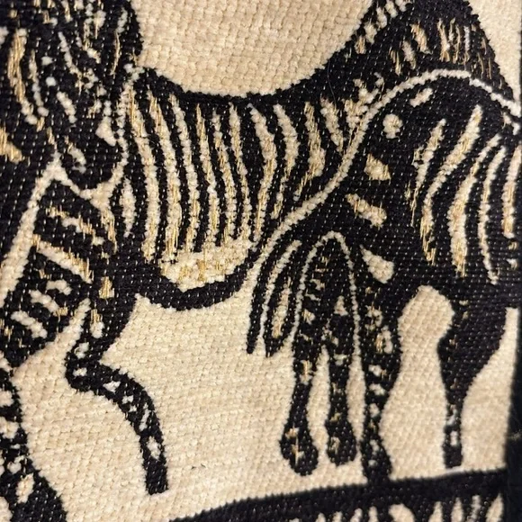 Vintage 80s 90s Tapestry Zebra Vest Woman’s Large - Picture 3 of 11
